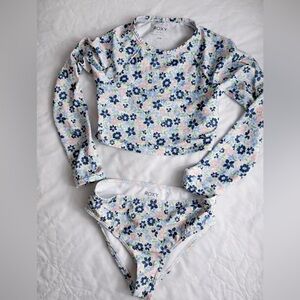 Roxy  Big Girl Floral Swimwear size 10